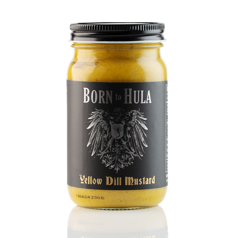 Born to Hula Biergarten Yellow Dill Mustard chilisauser.no