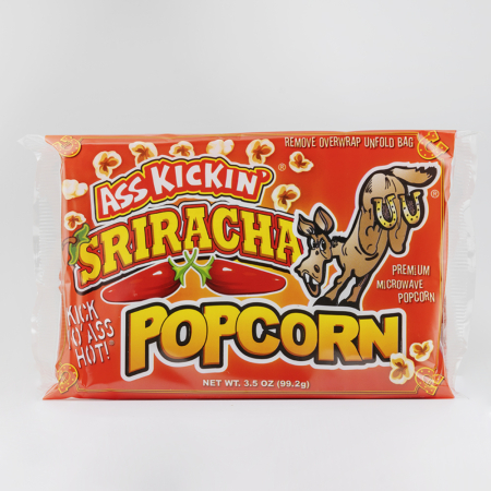 Ass Kickin’ Sriracha Popcorn