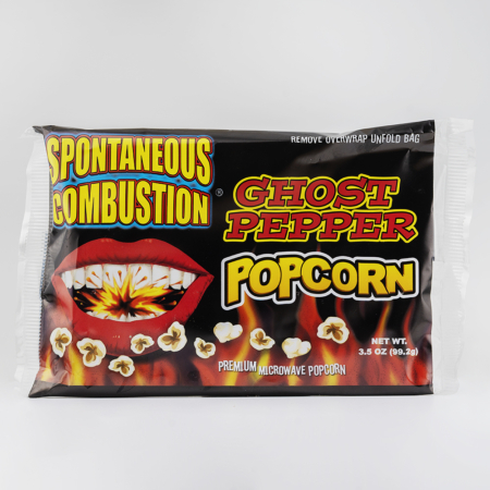 Spontaneous Combustion Ghost Pepper Microwave Popcorn